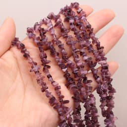 19 Kinds Natural Semi-precious Stone Unshaped Stone Aquamarine 3x5-4x6mm For DIY Necklace Earrings Accessories Gift Length 40cm