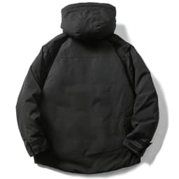 Men's Winter Jackets Thicken Warm Parkas Coats Multi Pockets Mask Caps Padded Jackets Man Winter Parkas Outwear