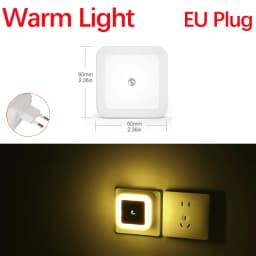 Auto ON/OFF LED Smart Night Lamp Under Cabinet Light PIR Motion Sensor Kitchen Bedroom Light for Night Cupboard Closet Stairs