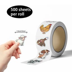 50-500pcs Cute Animals Sealing Sticker DIY PVC Laptop Decals Decoration Stiker Reward Gift Toys