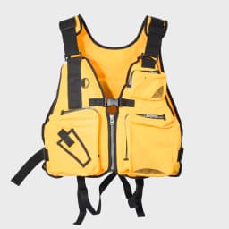 Fishing Vest Life Jacket With Fixing Strap Adjustable Vest with Whistle Mesh Breathable Multiple pockets Buoyancy Suit Outdoor