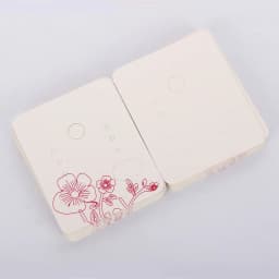 50pcs 3.8x4.8cm Earring Display Card Holder Blank White Black Kraft Paper Tags for DIY Ear Studs Long Drop Jewelry Display Card