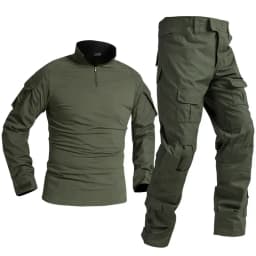 Men's Tactical Combat Uniform Set Black Military Frog Suit Long Sleeve Shirt Cargo Pants for Airsoft Hunting Training