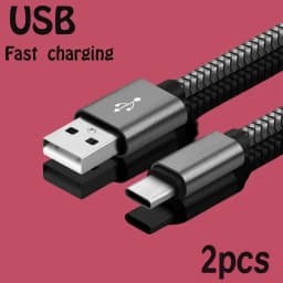 Nylon Data Cable Fast Charger 1M 2M 3M USB A To Type C Charging Cable For Huawei Samsung Android Iphone Type C Charging Device