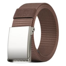 Men Female Belts Military Nylon Adjustable Belt Men Outdoor Travel Tactical Waist Belt with Plastic Buckle for Pants