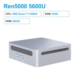 GenMachine New AMD Ryzen 5 5600U Mini PC Windows 10 Ryzen 3.3GHz Up to 4.2GHz 2*DDR4 Max Support 64GB Gaming Pc WIFI6 Computer