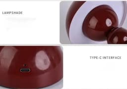 Table Lamp Mushroom Bud Atmosphere Night Light Nordic Style Retro Creative Living Room Bedroom Desk Decorative Light Girl Gift