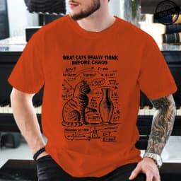 Funny Cat Science Printed Mens Graphic Tee Novelty Sarcastic Funny T-Shirt New Fashion Men Women T-Shirts Casual Short Sleeve