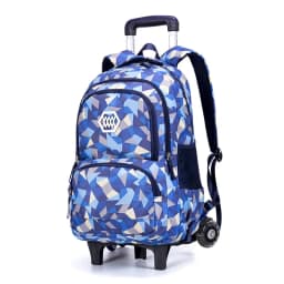 Children School Rolling Backpacks Trolley Bags with Wheels Waterproof School Bag For Teenage Girls Kids Travel Wheeled Bag