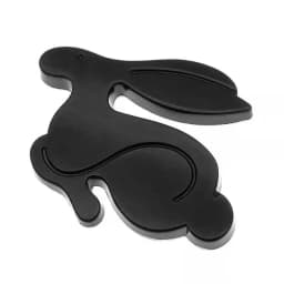 1pc Universal Cartoons Car Styling Decal for VW Jetta Golf BMW Audi Chevrolet 3D Metal Running Rabbit Emblem Rear Trunk Badge