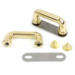 5/10/20Pcs 21mm Metal D-ring Buckles Arch Bridge with Screws Clasp Bag Handle Strap Connector Buckle Hardware Accessories
