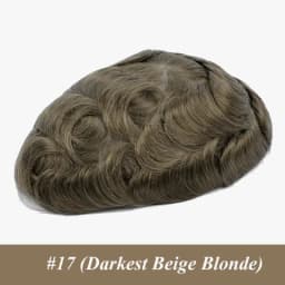 0.02-0.03MM Toupee Men Truly Ultra-Thin Microskin Male Hair Prosthesis Premier Toupee for Men Men's Wig 100% Human Hair System