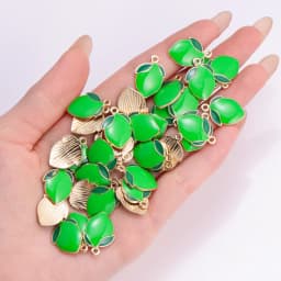 10Pcs 3D Pepper Enamel Alloy Pendant Cute Mini Red Chili Food Charm for Women's Bracelet Earrings DIY Jewelry Making Accessory