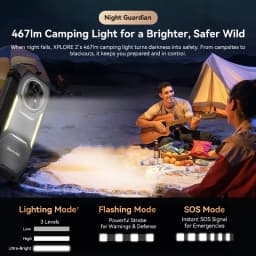 Global Version Blackview XPLORE 2 Rugged Smartphone Android 15 6.73" 3.2K AMOLED Display 12GB+1TB 20000mAh 120W NFC Mobile Phone
