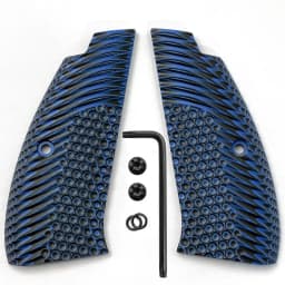 1Pair CZ75 G10 Handle Grips Patches for CZ 75 Full Size, SP-01 Series, Shadow 2, 75B BD, With Screws Included DIY Making Scales