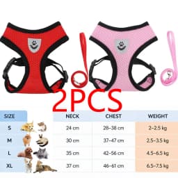 Cat Leash and Harness Cat Tent Kitten Harness Strap for Cats Neck Belt Anti Escape Pets Vest Harness Dog Neck Belt MBD01
