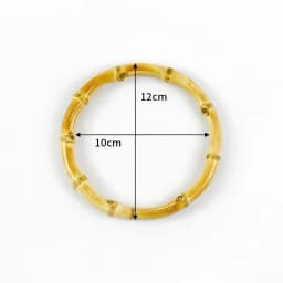 1/2Pcs Deepeel 7-18cm Round Bamboo Handles Handbag Purse Frame Closure Woven Bag Handle DIY Handmade Replacement Accessories