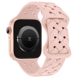 Sport Braided Silicone Strap For Apple Watch Band 44mm 40mm 45mm 49mm 46mm Breathable Bracelet iWatch Series 12 9 7 8 se ultra 4