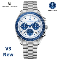 PAGANI DESIGN 2026 Moon Watch For Men Top Brand Luxury Quartz Mens Watches Chronograph Luminous Sapphire Mirror Waterproof Clock