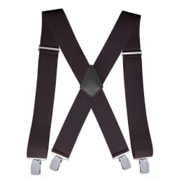 Heavy Duty Big Size Suspenders for Men Work Outdoor 2 Inch Wide X Back 4 Strong Clips Adjustable Elastic Trouser Braces Straps