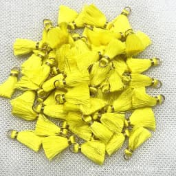 100/50Pcs 20mm Mini Metal Hanging Ring Tassel Trim Pendant DIY Craft Jewelry Handmade Earrings Decor Materials Fringe Trim