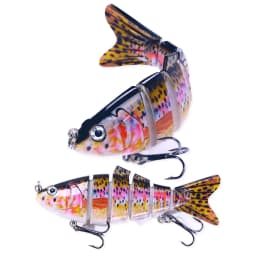 10cm 18g Sinking Wobblers 6 Segments Fishing Lures Multi Jointed Swimbait Hard Bait Fishing Tackle For Bass Isca Crankbait