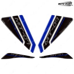 Motorcycle Fuel Tank Stickers 3D Tank Top tail fairing Decals Waterproof For MT-07 MT 07 MT07 2021 2022 2023 2024