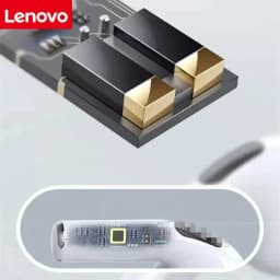Lenovo Wireless Headset Mini Bluetooth 5.3 Headphones Sleek Design Superior Sound Quality Long Battery Life for iPhone Xiaomi
