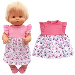 40cm Bebe Doll Clothes for 16-inch Nenuco Winter Plush Suit Ropa Y Su Hermanita Doll Rompers Accessories