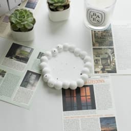 Plaster Tray Rings Storage Plate Photo Props Nail Jewelry Display Matte Decorative Pieces