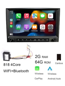 For Porsche 911 997 987 Cayman Boxster Local 720P CarPlay 8" gray Android 14.0 Car player 8 Core 8GB multimedia GPS car stereo
