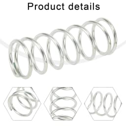 Spring Replacement For 2-Line Trimmer Head Used In Brushcutter Models Requiring Standard 14.5mm X 43mm Inner Spring Dimensions