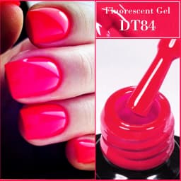 MEET ACROSS 7ml Orange Red Pink Gel Nail Polish Laser Sparkling Soak Off Semi Permanent Nail Art UV Gel Varnishes Spring Summer
