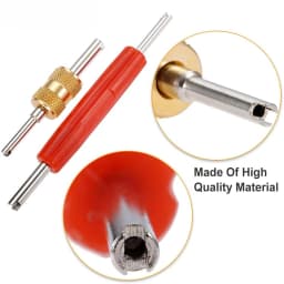 2pcs/set Valve Stem Core Remover Removal Tool for R134 R12 AC Car Air Contitionaing Repair Dual Head Tire Repair Tools Kit