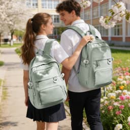 Junior & High School Student Backpack, Large Capacity School Backpack for Boys Girls, Students Outdoor Travel Soft Computer Bag