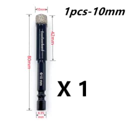 5-16mm Hexagonal Shank Brazed Dry Ceramic Tile Drill Bit Marble Granite Vitrified Tile Hole Opener Diamond Drill Bit Hole Saw