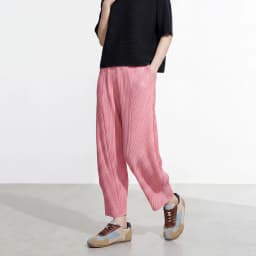 GVUW Solid Color Versatile Casual Pleated Pants Women's High Waisted Elastic Loose Straight Trousers 2026 Summer New 17S3807