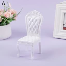 1PC Dollhouse 1:6 Kitchen Furniture Accessories Dining Table Chair Computer Office Desk Chair For Doll House Decor Kids Toys