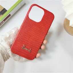 Luxury Business Lizard Skin Pattern Couple Hard Case For Iphone 17 16 14 15 11 12 13 Pro Max PU Leather Cover Fundas