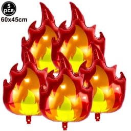 Jumbo Fireman Sam Balloons Fire Truck Foil Ballons Firefighter Themed Birthday Party Decortions Baby Shower Fire Engine Ballons