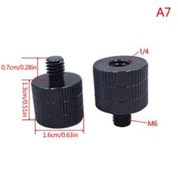 1/4 To M4M5 M6 M8 M10 Conversion Screw 3/8" Male To Female Thread Screw Mount Converter Adapter Standard 1/4 Mount Adapter Screw