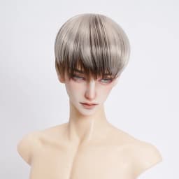 New 1/6 1/4 1/3 Doll's Wig for 30/45/60cm Bjd Doll Soft Silk Short Hair Girl Toys Dress Up Play House Doll Accessories, No Doll