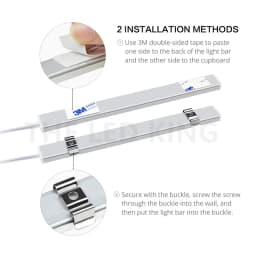 LED Under Cabinet Light PIR Motion Sensor Cabinet Closet Lamp 20/30 /50CM USB Led Night Lights For Kitchen Wardrob