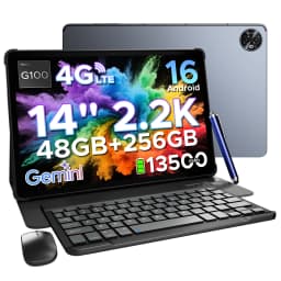 DOOGEE Tab E3 Max 2 IN 1 Tablet PC Android 16 Gemini AI 14'' 2.2K Display 48GB(8+40) RAM 256GB ROM 13500mAh Battery Smart Pads