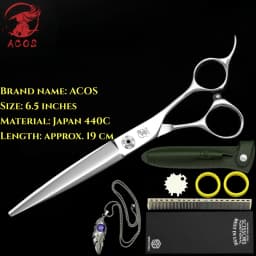 Professional Barber Scissors VG10 Steel 6.2 Inch 3D Carved Handle High-End Salon Hairdressing Sharp And Durable Cutting Tools