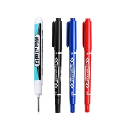 1/4Pcs White Permanent Paint Pen Set for Wood Rock Plastic Leather Glass Stone Metal Canvas Ceramic Deep Hole Marker 0.7mm