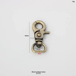 10/50pcs 16mm 19mm 25mm 32mm 38 trigger snap hooks Hardware Accessories metal diy handbags purses trigger snap purse hook