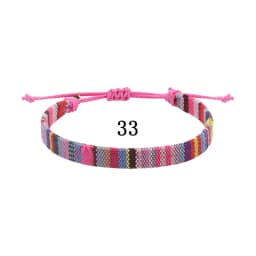 Woven Ethnic Nepal Bracelet Boho Women Men Fabric Thread Rope Hand Wrist Strap Weave Braid Wristband Luck Friendship Knot Bangle