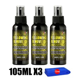 Plastic Yellowing Remover Scratch Repair - Appliances AC Units Fridge Toilet Back To White Gloss Long-Lasting Polish Clean Care