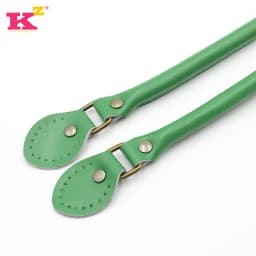 2PCS Bag Strap Genuine Leather DIY Handmade Handles for Crossbody Replacement Shoulder Handbag Wallet Handle 40cm